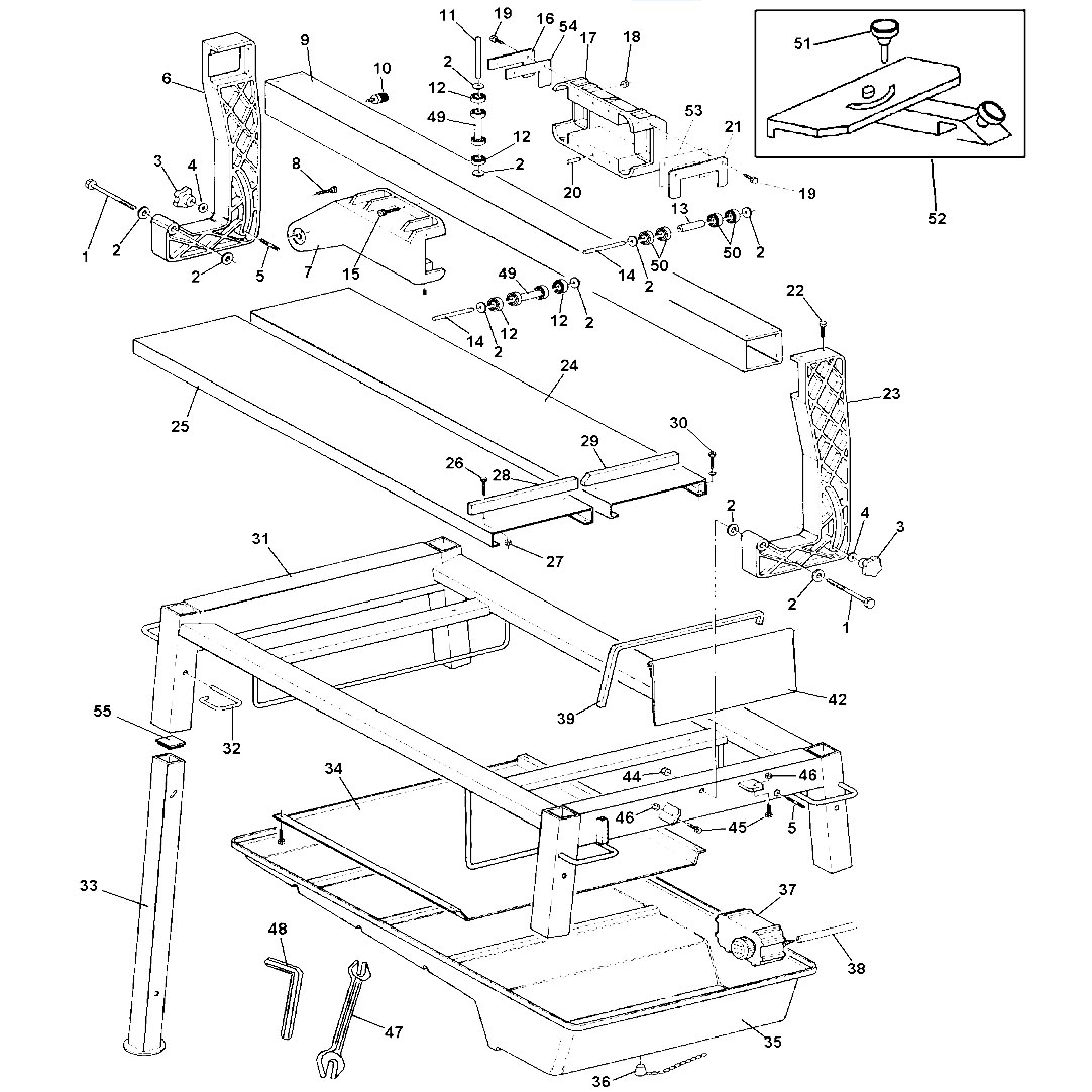 Combi 1000 Frame Parts