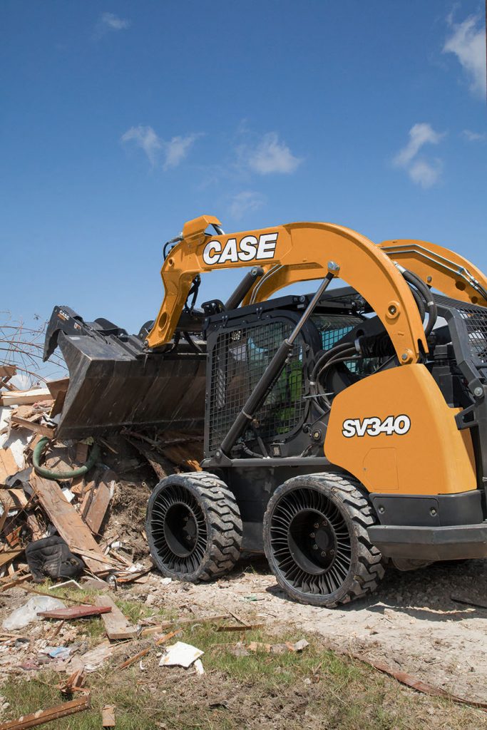 skid steer w tire