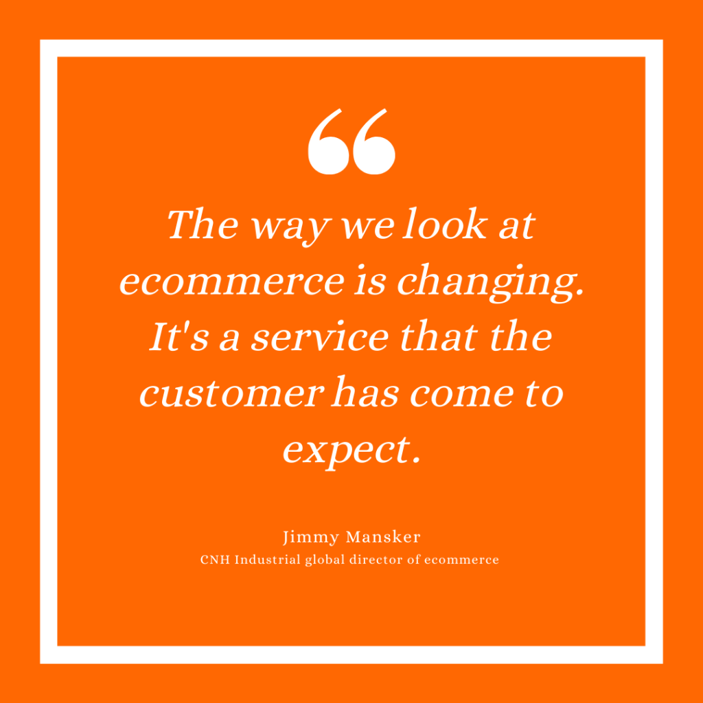 Construction ecommerce Jimmy Mansker quote