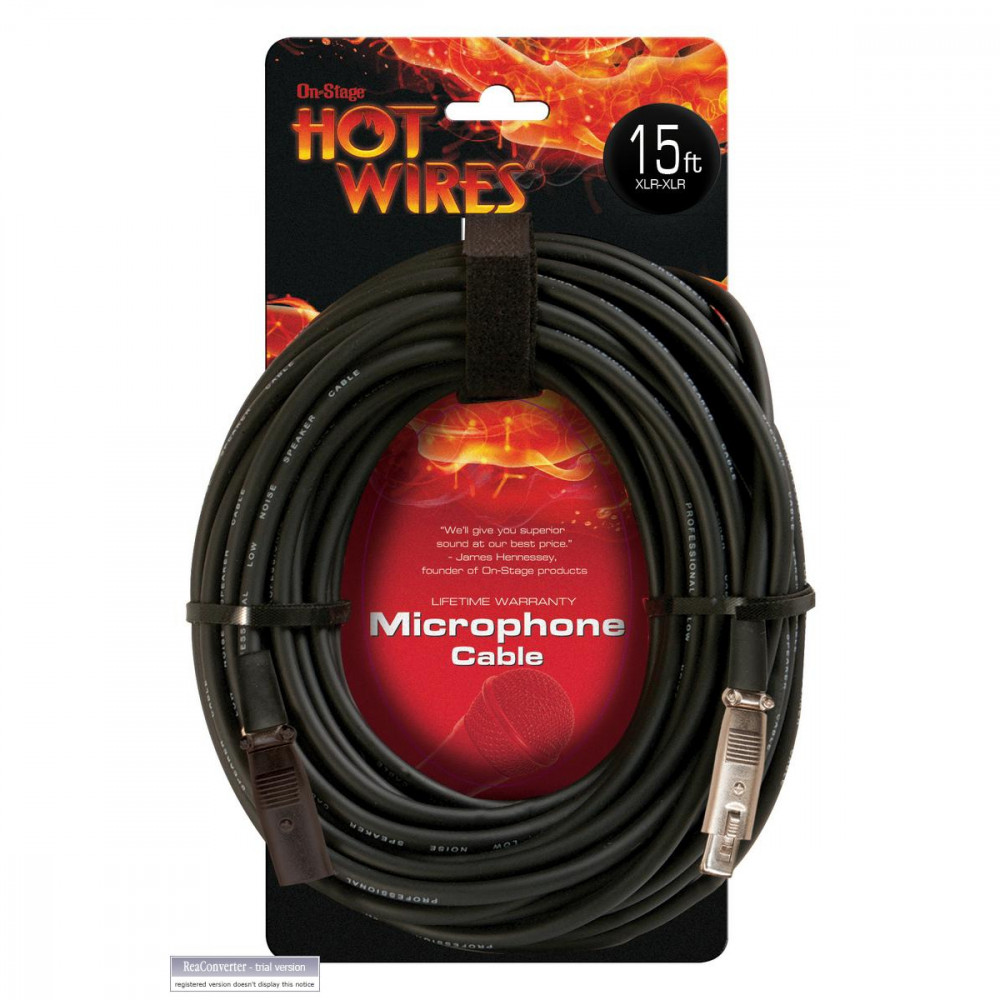 On-Stage MC12-15 XLR Microphone Cable