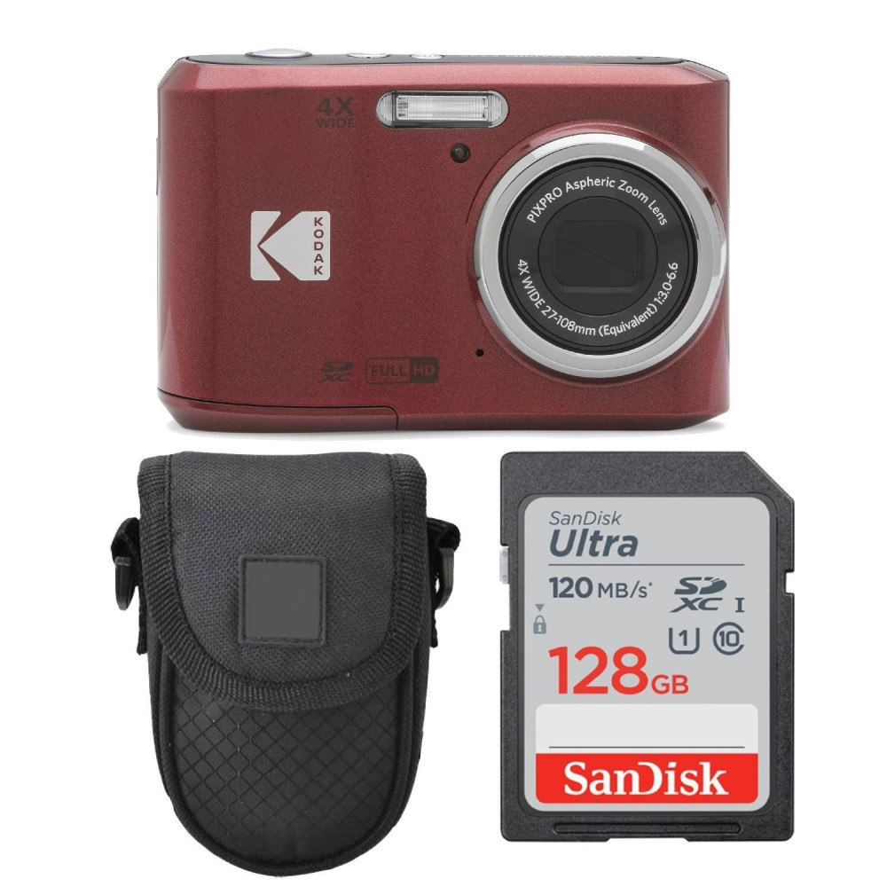 Kodak PIXPRO FZ45 Digital Point & Shoot Camera Bundle with accessories