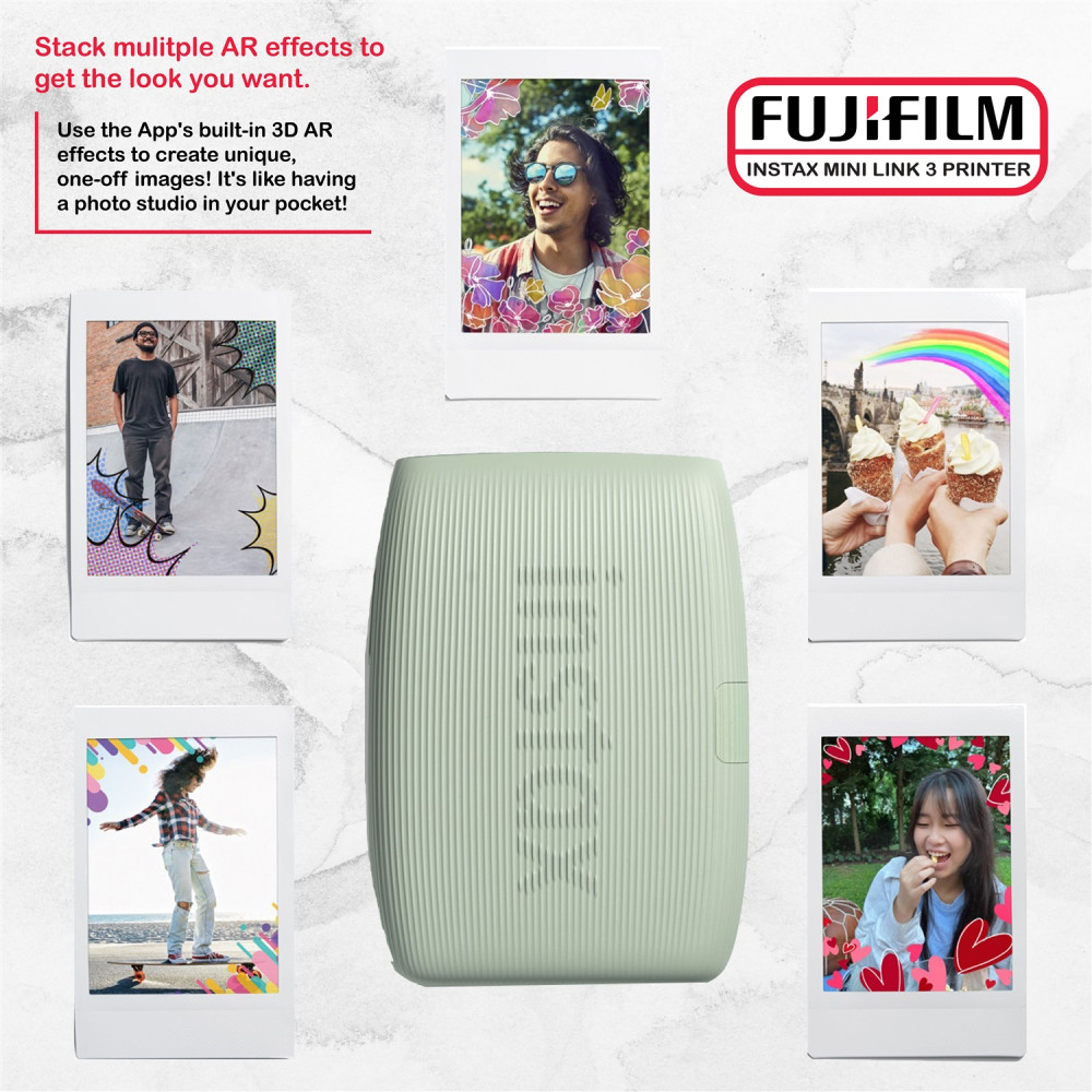 Fujifilm Instax Mini Link 3 Printer Bundle