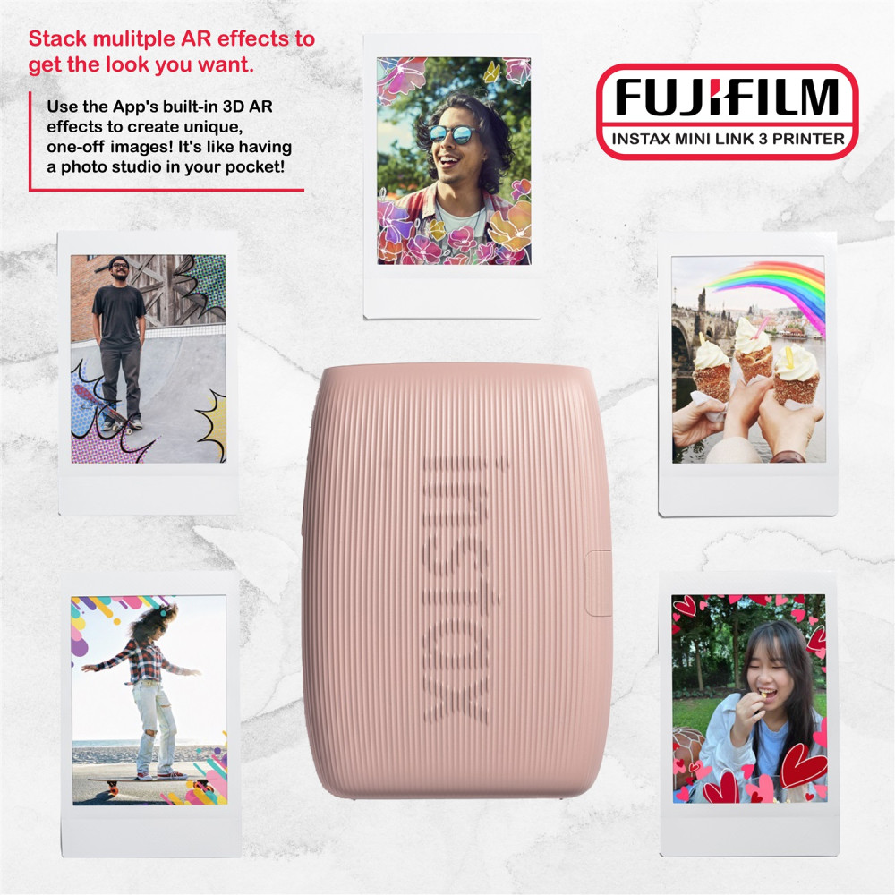 Fujifilm Instax Mini Link 3 Printer Bundle