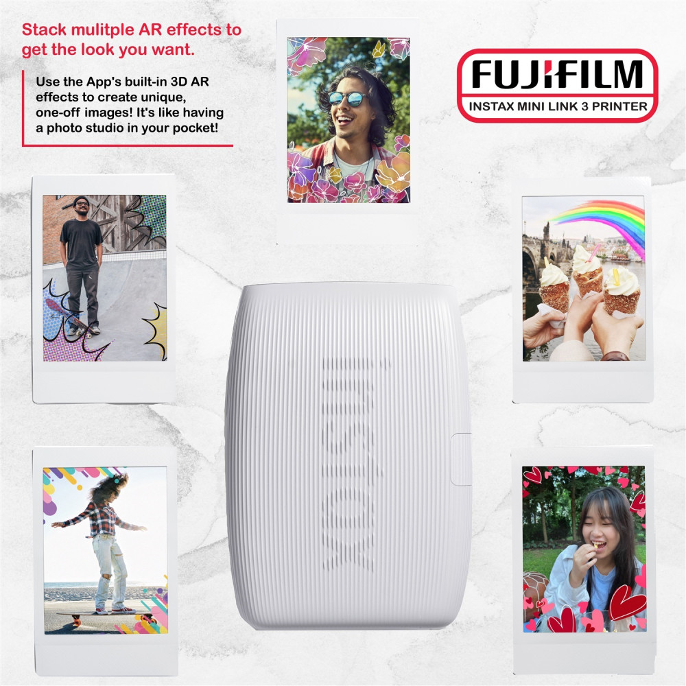 Fujifilm Instax Mini Link 3 Printer Bundle
