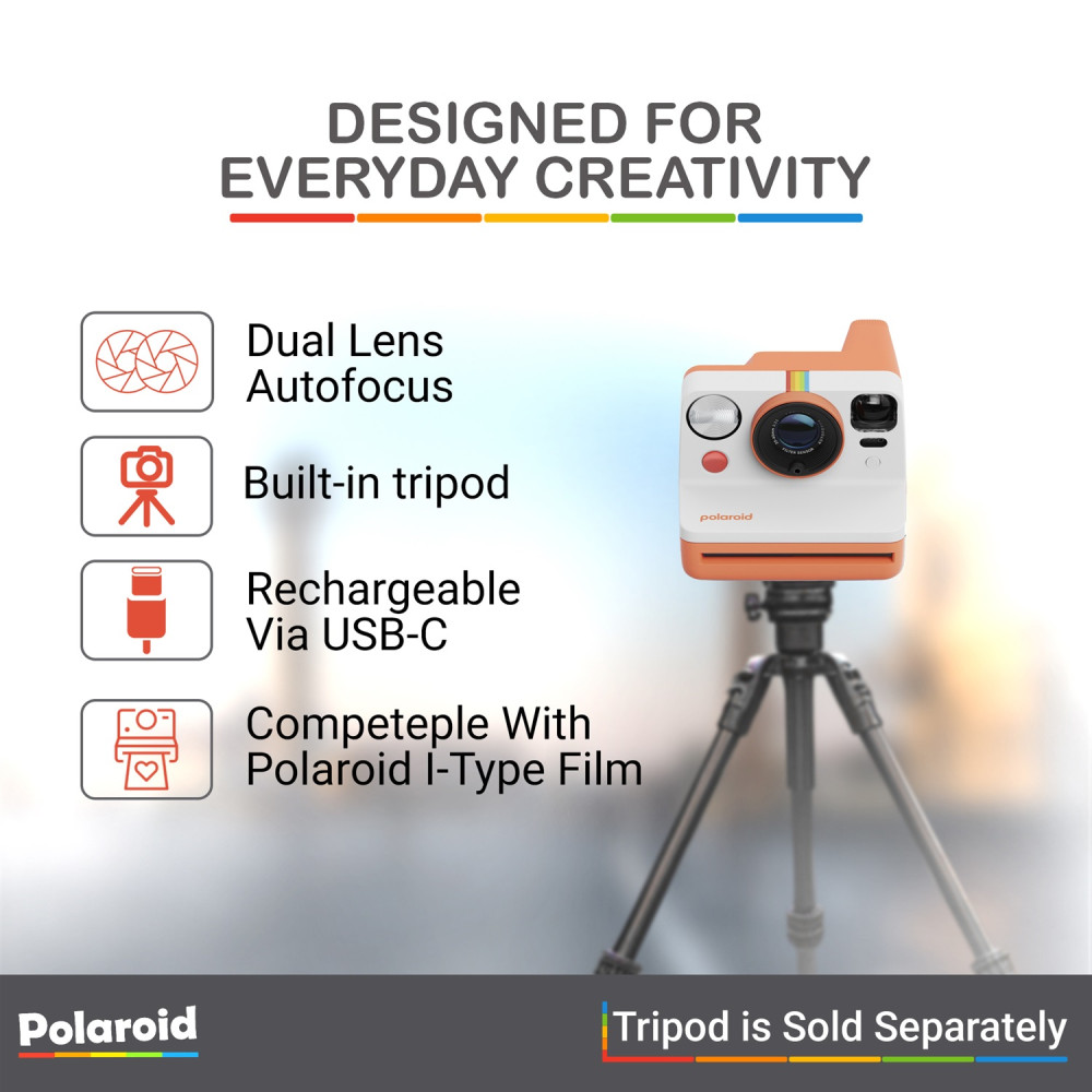 Polaroid Now Generation 3 I-Type Instant Camera Bundle