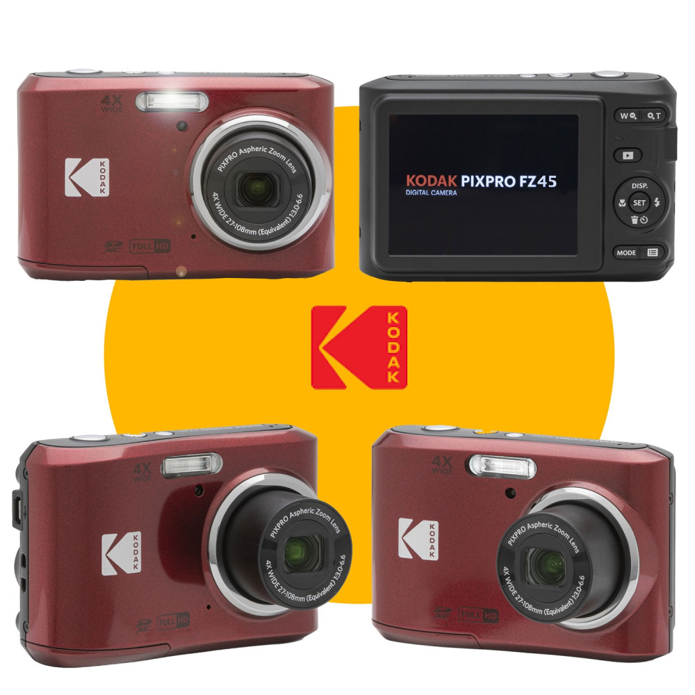 Kodak PIXPRO FZ45 Digital Point & Shoot Camera Bundle with accessories