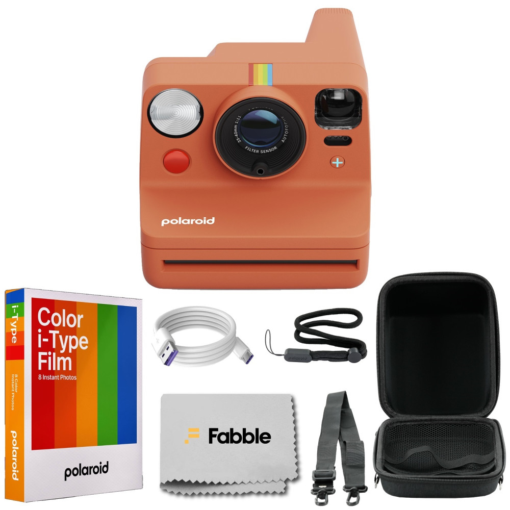 Polaroid Now+ Generation 3 I-Type Instant Film Camera (Black) Bundled with Accessories