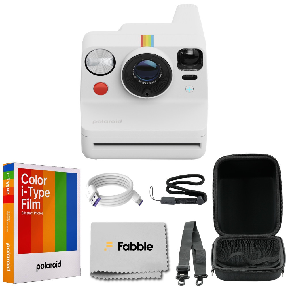 Polaroid Now+ Generation 3 I-Type Instant Film Camera (Black) Bundled with Accessories