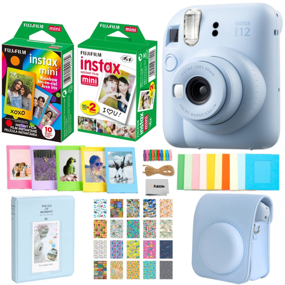 Fujifilm INSTAX MINI 12 Instant Film Camera Bundle with Accessories