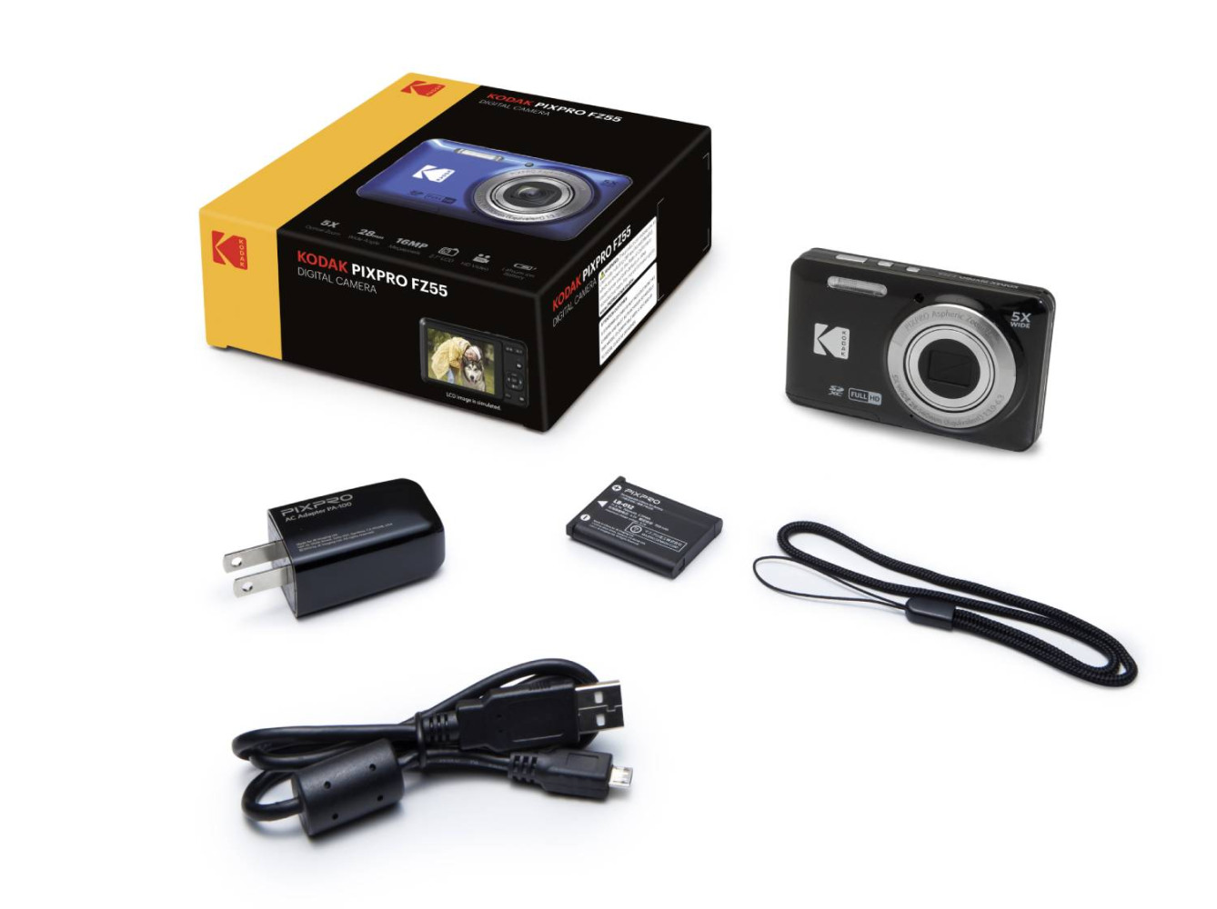 Kodak PIXPRO FZ55 Digital Point & Shoot Camera