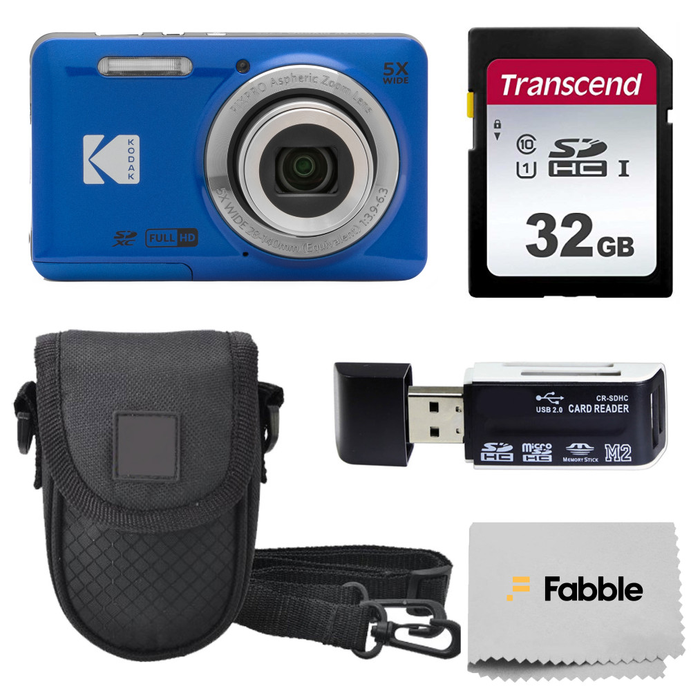 Kodak PIXPRO FZ55 Digital Point & Shoot Camera Bundle with accessories