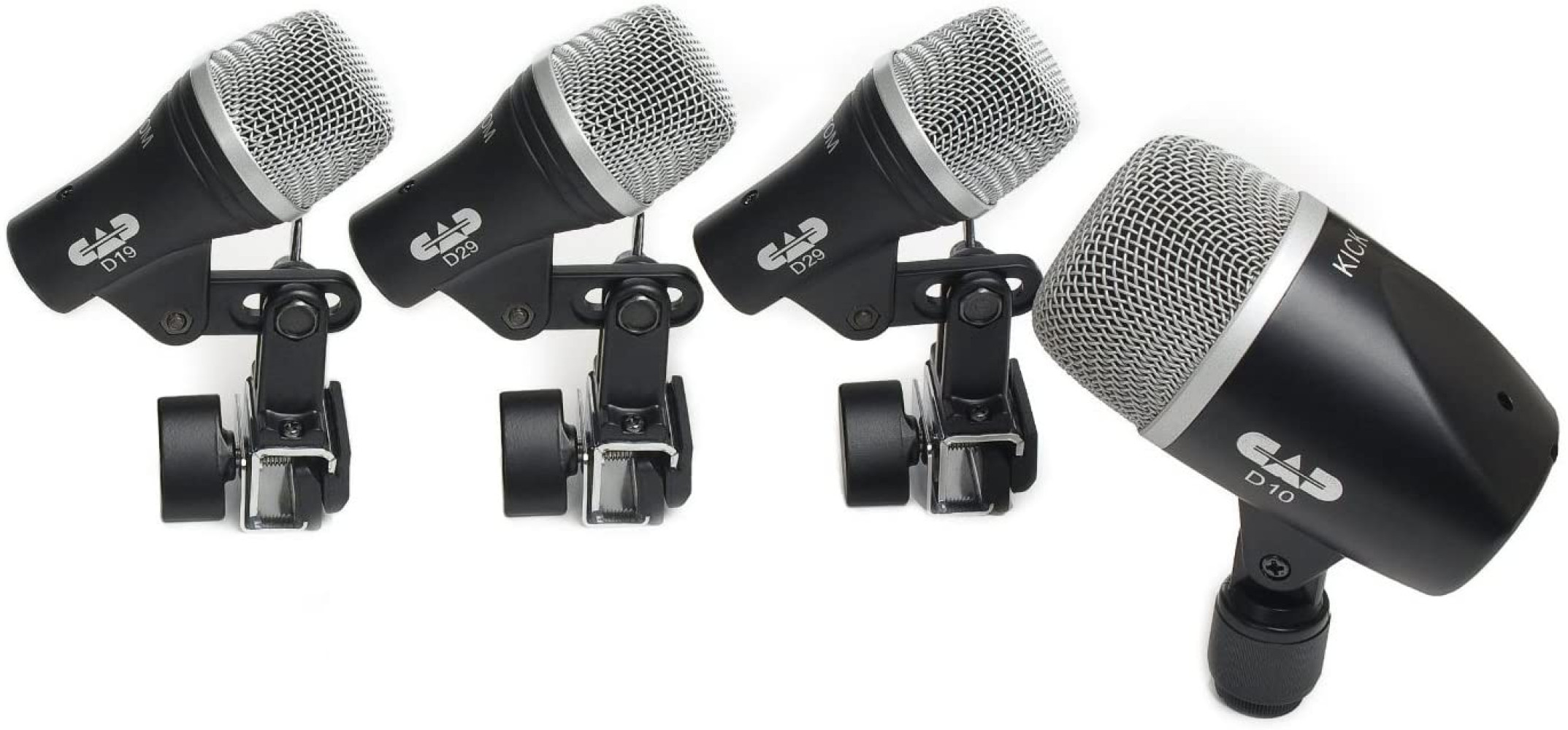CAD Audio Stage4 Drum Microphone Pack Essential 4-Piece Drum Mic Set