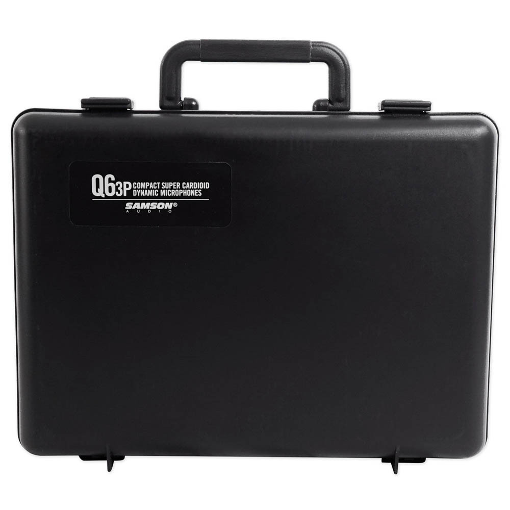 Samson Q6 Dynamic Mic 3-Pack Three Dynamic Vocal Microphones