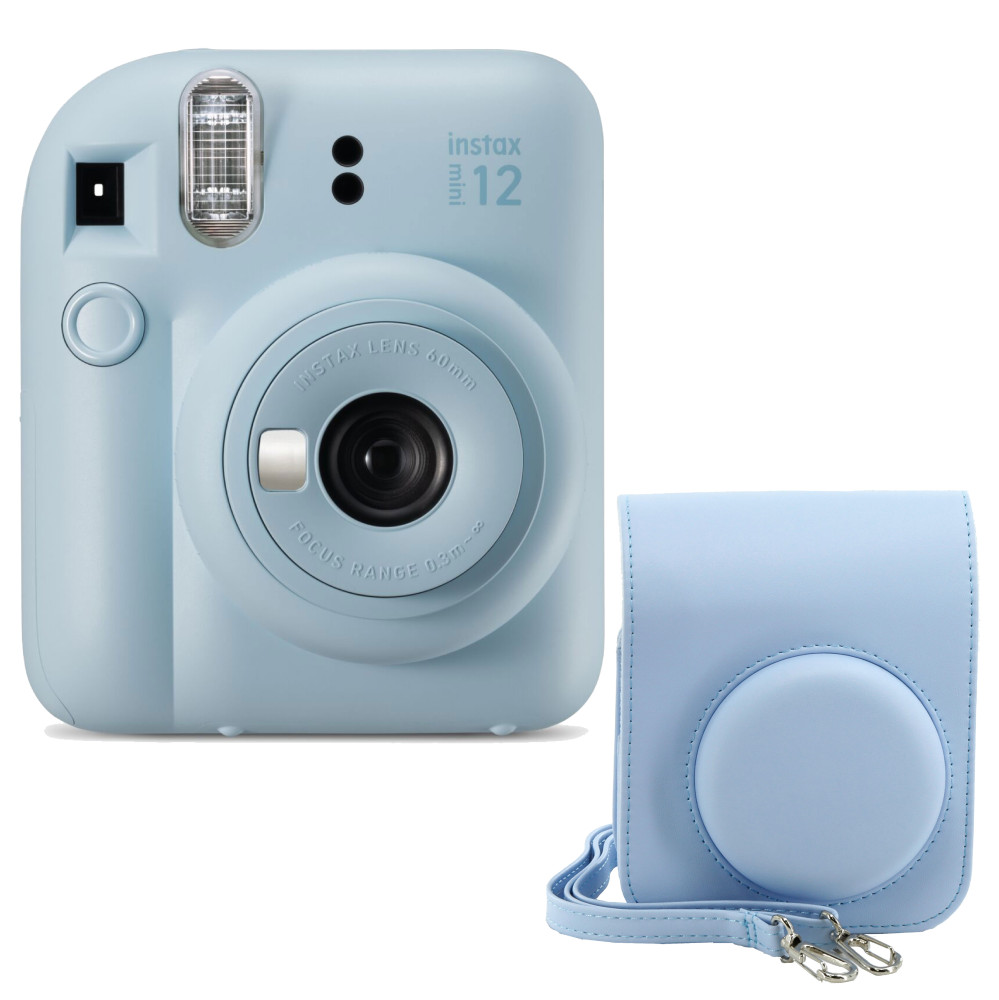 Fujifilm INSTAX MINI 12 Instant Film Camera Bundle with Camera Case
