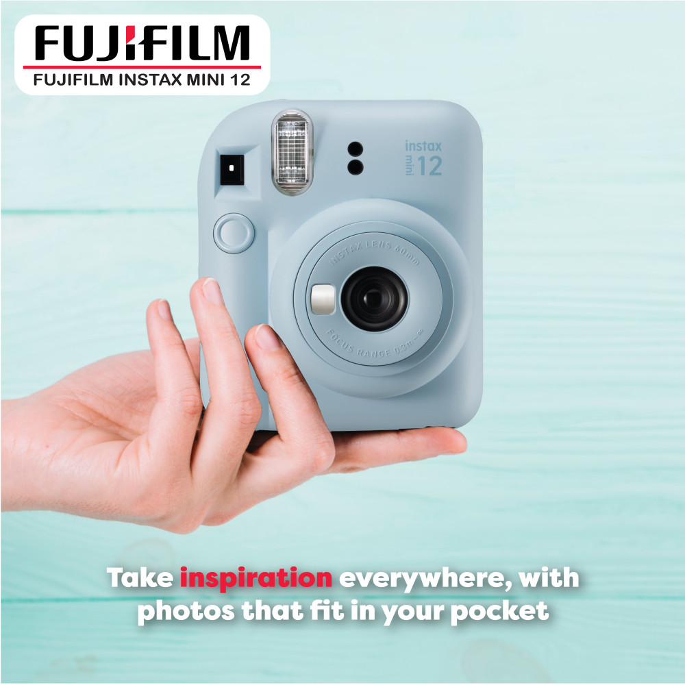 Fujifilm INSTAX MINI 12 Instant Film Camera Bundle with Camera Case