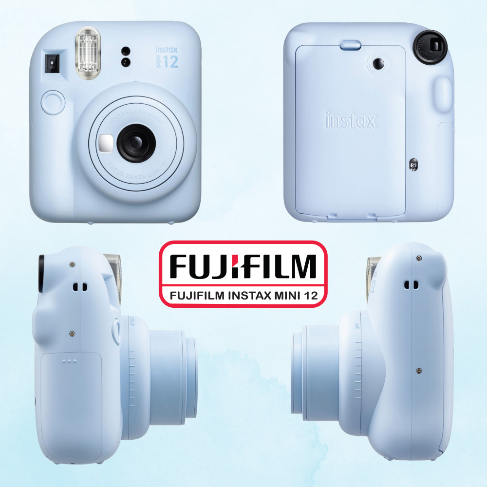 Fujifilm INSTAX MINI 12 Instant Film Camera Bundle with Camera Case
