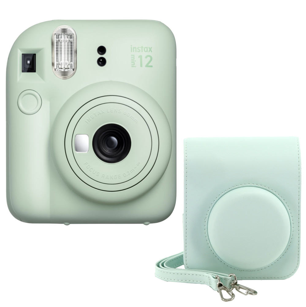 Fujifilm INSTAX MINI 12 Instant Film Camera Bundle with Camera Case