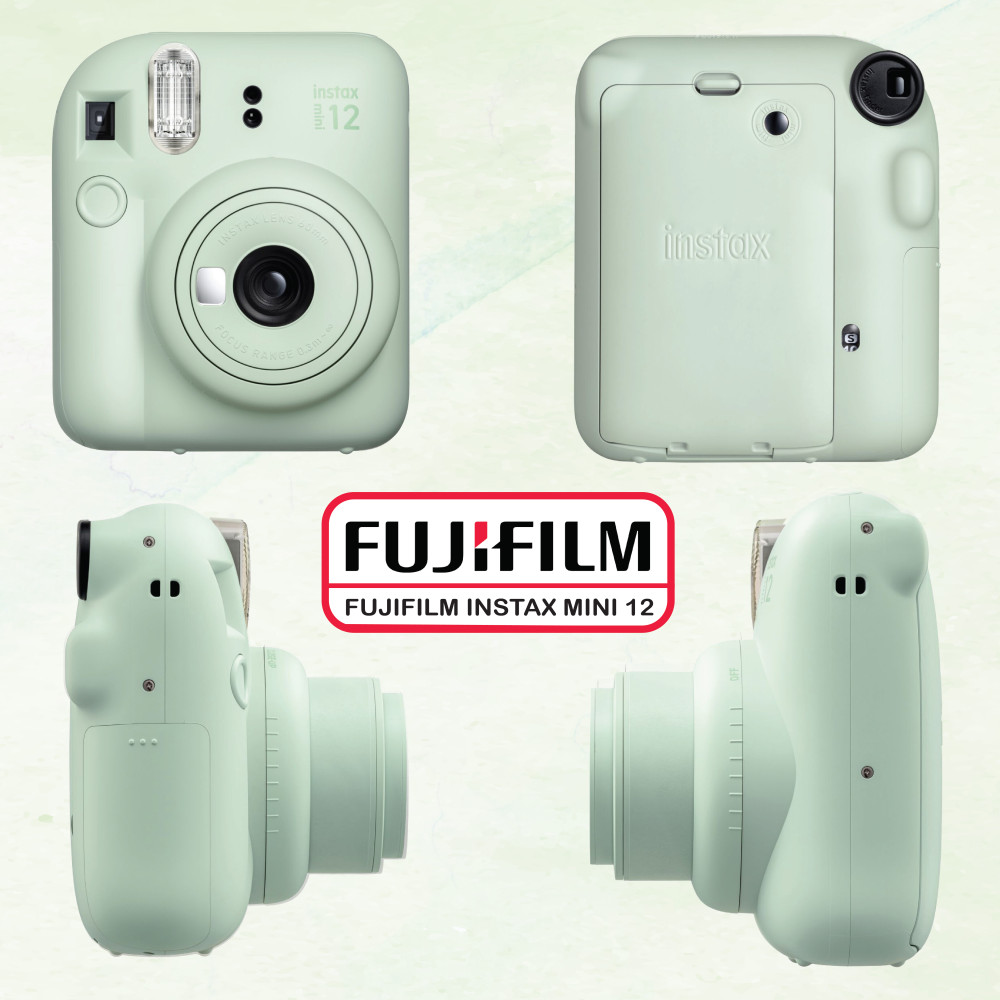Fujifilm INSTAX MINI 12 Instant Film Camera Bundle with Camera Case