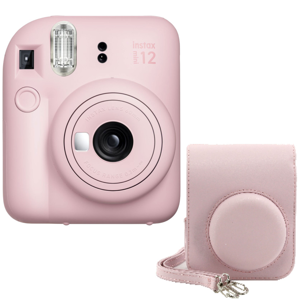 Fujifilm INSTAX MINI 12 Instant Film Camera Bundle with Camera Case