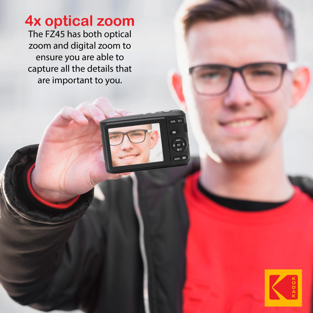 Kodak PIXPRO FZ45 Digital Point & Shoot Camera Bundle with Case