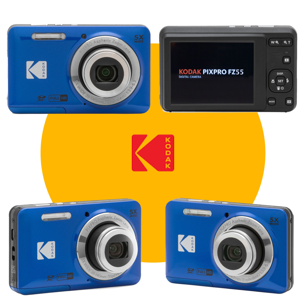 Kodak PIXPRO FZ55 Digital Point & Shoot Camera With Case