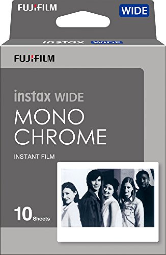 Fujifilm Instax Wide Monochrome Film Black and White Wide Format Prints