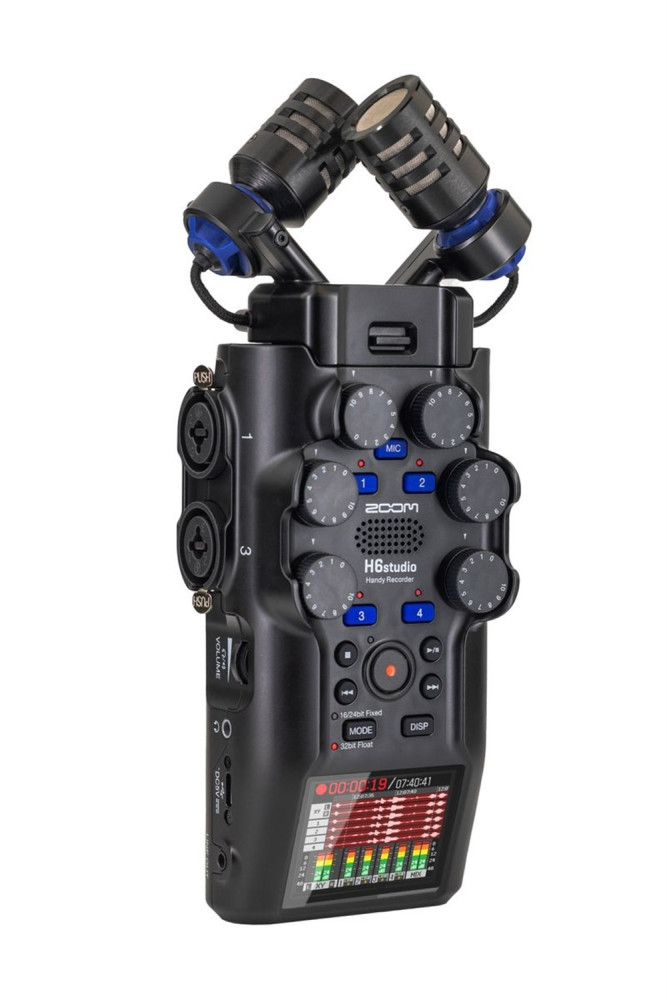 Zoom H6studio Handy Recorder 6-Track 32-Bit Float Flagship Recorder