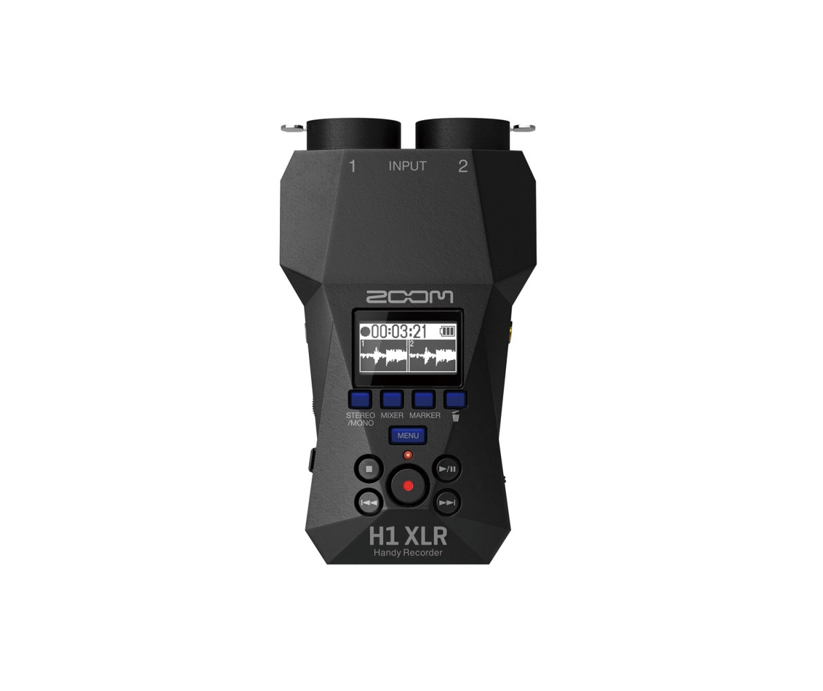 Zoom H1 XLR Handy Recorder 32-bit Float Recorder with Dual XLR Inputs