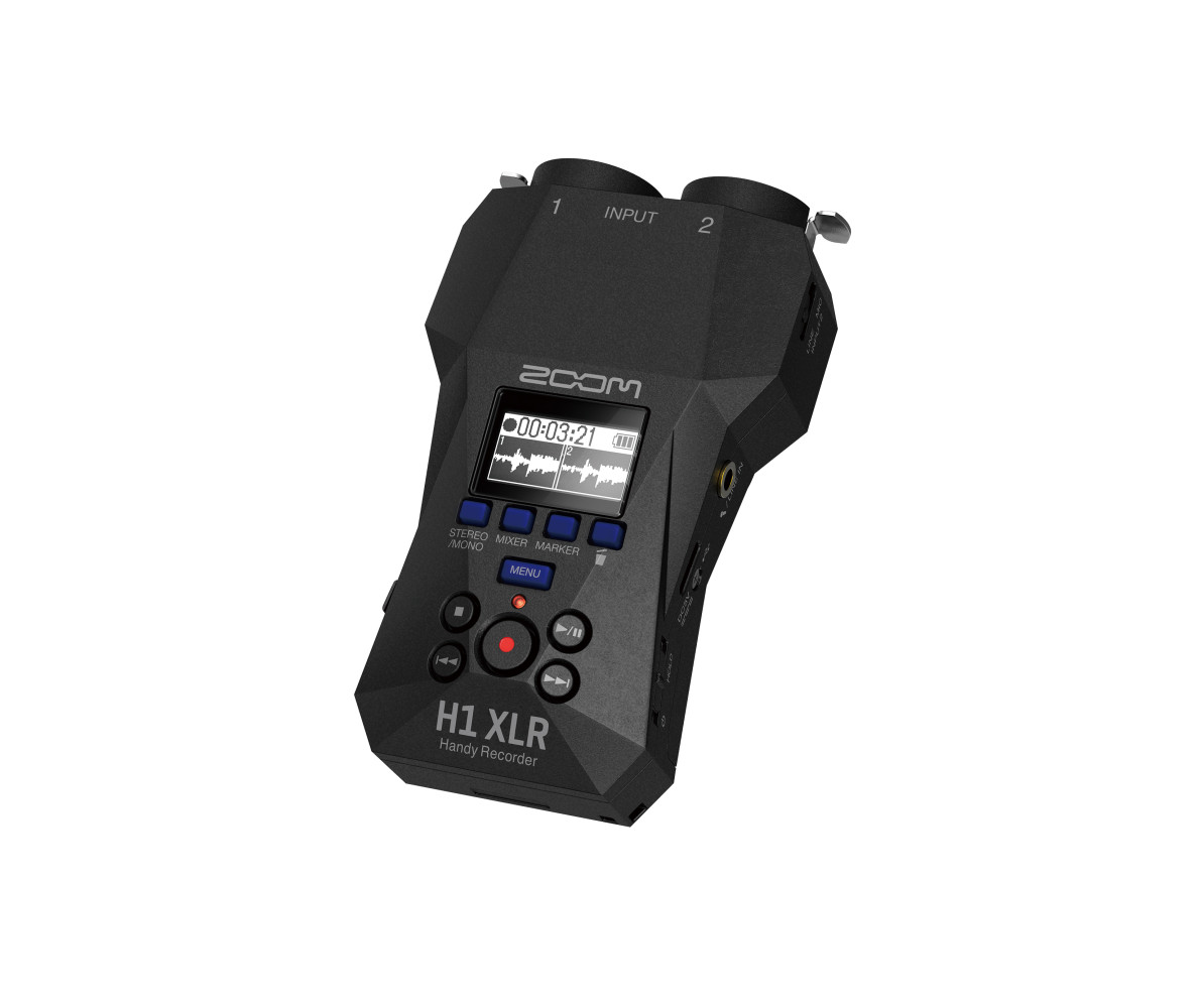 Zoom H1 XLR Handy Recorder 32-bit Float Recorder with Dual XLR Inputs