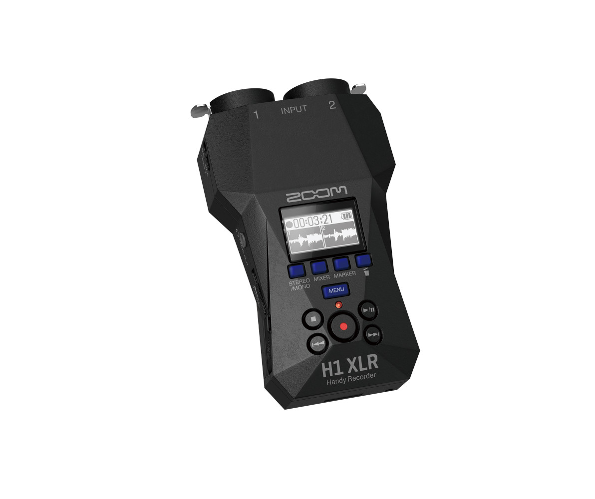 Zoom H1 XLR Handy Recorder 32-bit Float Recorder with Dual XLR Inputs