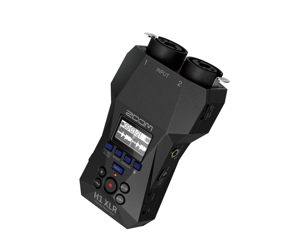 Zoom H1 XLR Handy Recorder 32-bit Float Recorder with Dual XLR Inputs