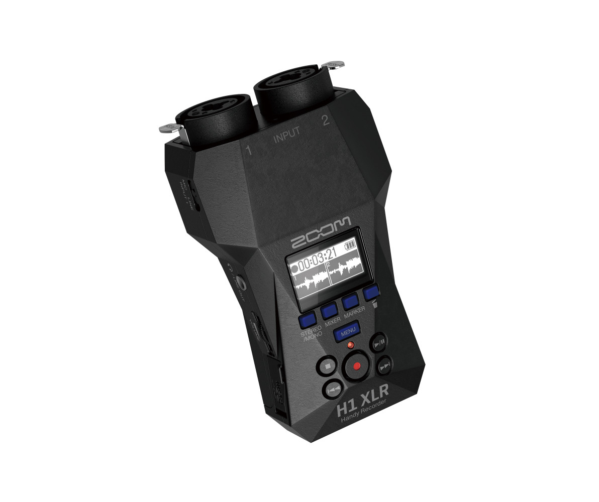 Zoom H1 XLR Handy Recorder 32-bit Float Recorder with Dual XLR Inputs