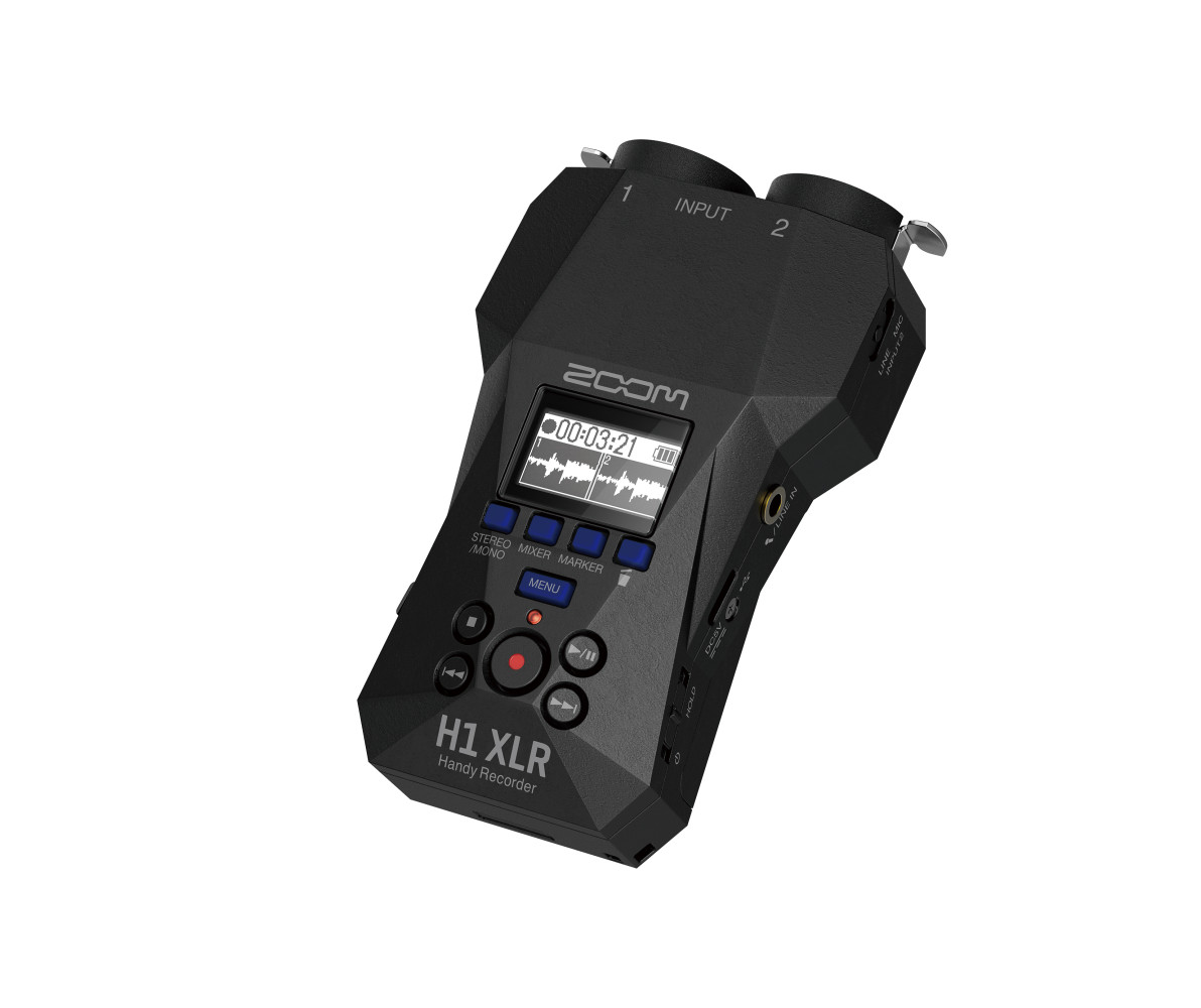 Zoom H1 XLR Handy Recorder 32-bit Float Recorder with Dual XLR Inputs