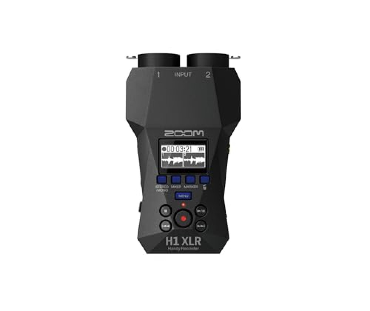 Zoom H1 XLR Handy Recorder 32-bit Float Recorder with Dual XLR Inputs