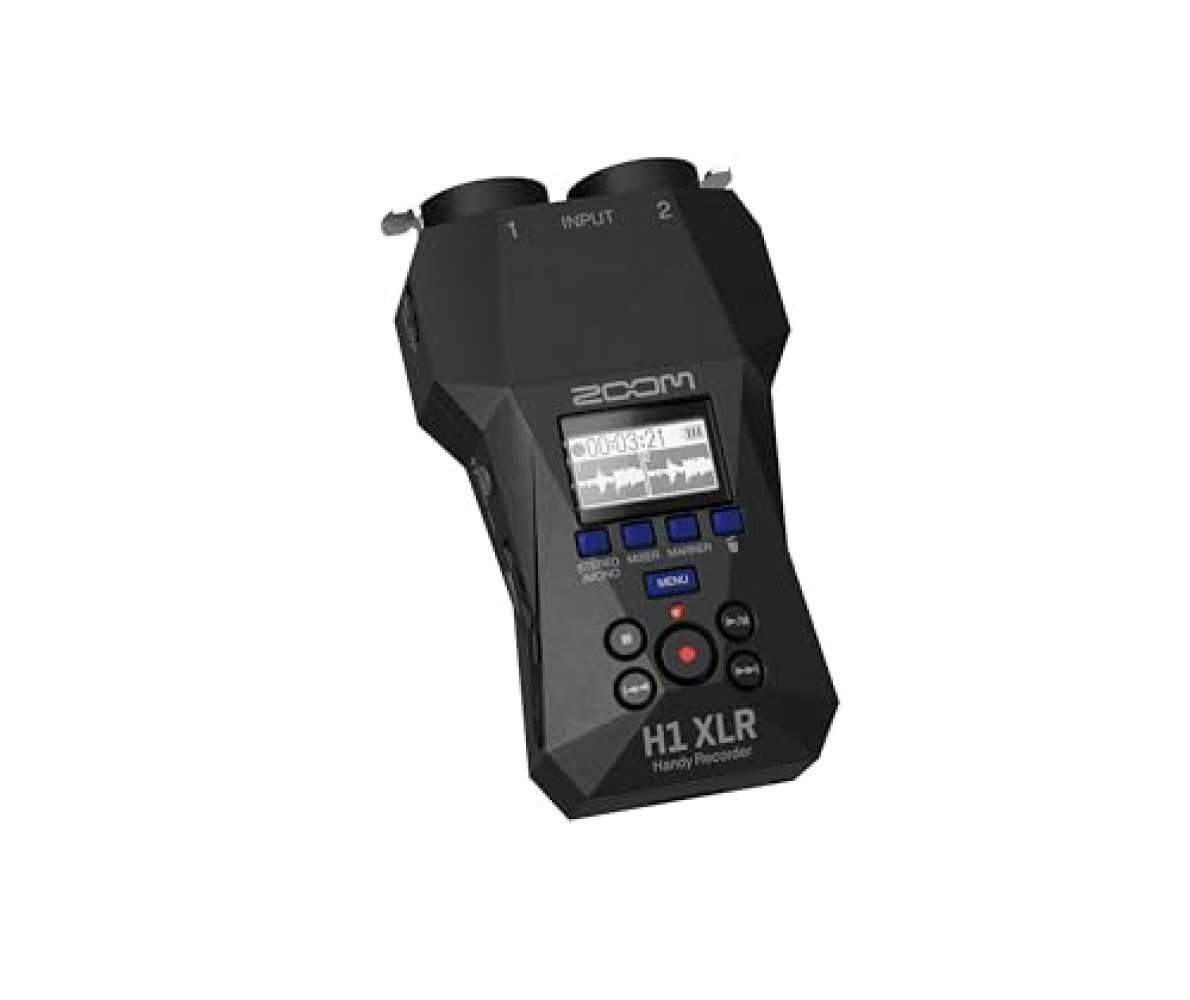 Zoom H1 XLR Handy Recorder 32-bit Float Recorder with Dual XLR Inputs
