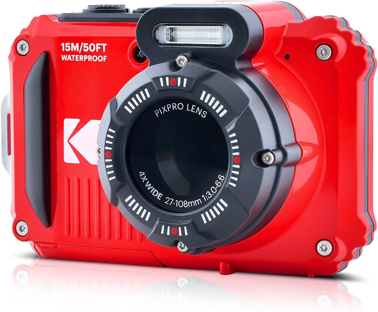 Kodak PIXPRO WPZ2 Waterproof Digital Camera Rugged 16MP Camera with 4x Optical Zoom, Wi-Fi