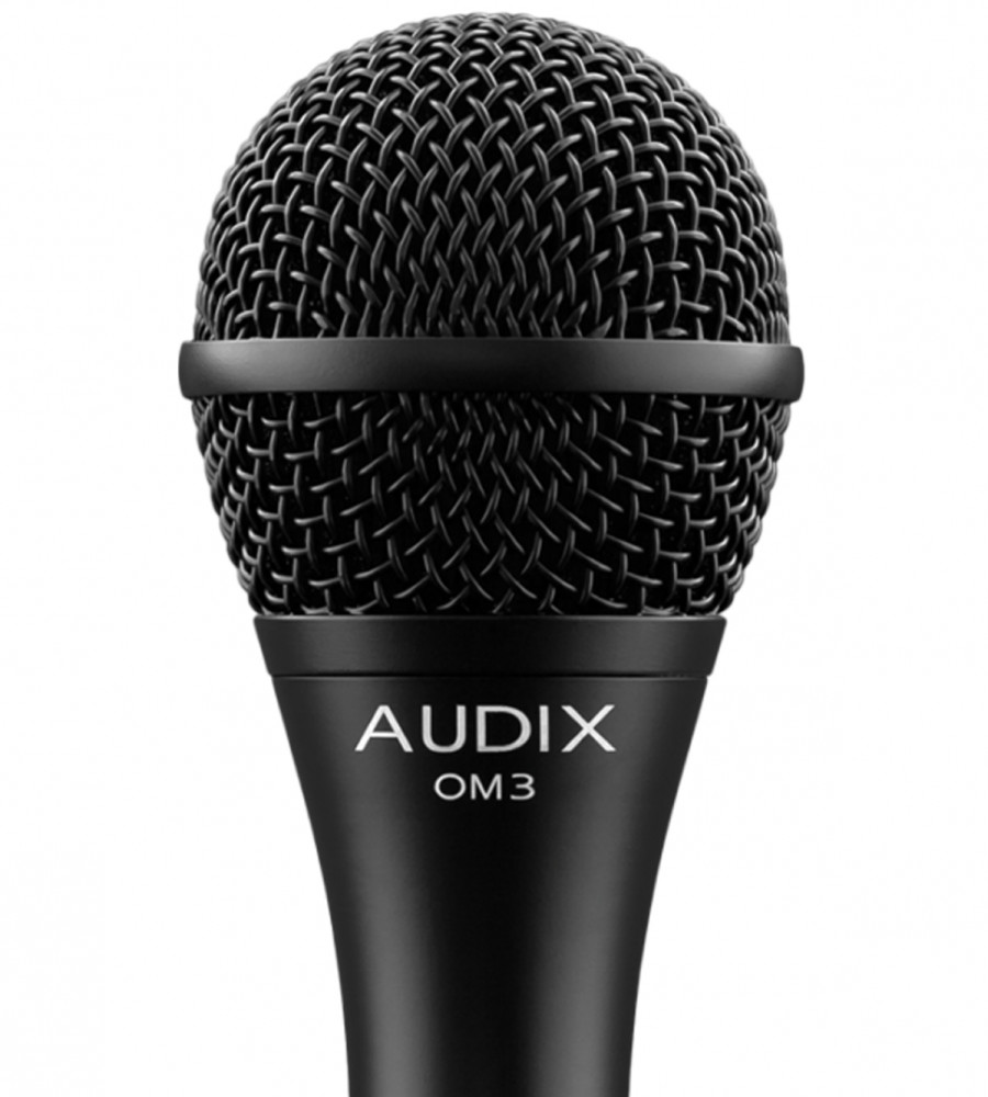 Audix OM3 Handheld Hypercardioid Dynamic Vocal Microphone