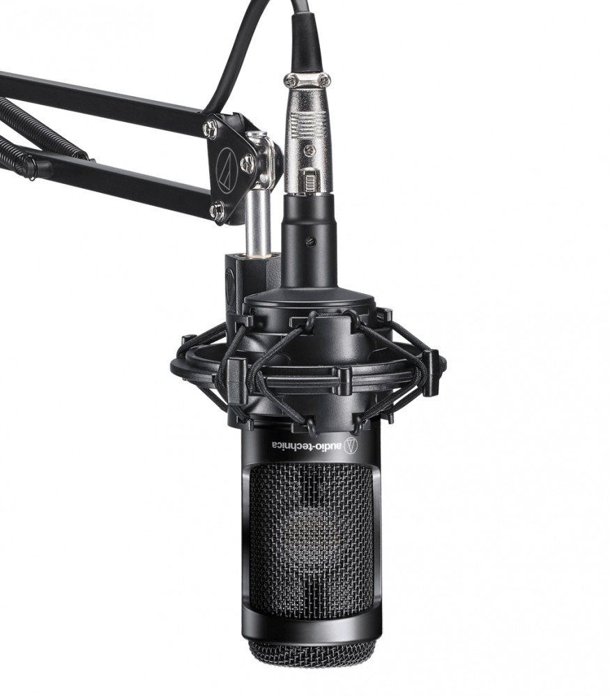 Audio-Technica AT2035PK Includes Studio Condenser Microphone and Headphones for Podcasting/Streaming