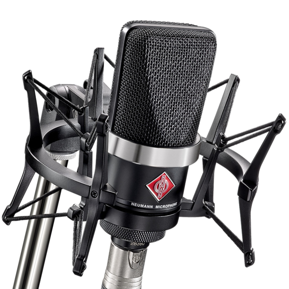 Neumann TLM 102 BK Studio Set Large-Diaphragm Cardioid Condenser Microphone with Shockmount