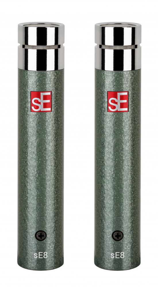 sE Electronics sE8 VE Small-Diaphragm Condenser Microphone, Stereo Set, Vintage Color