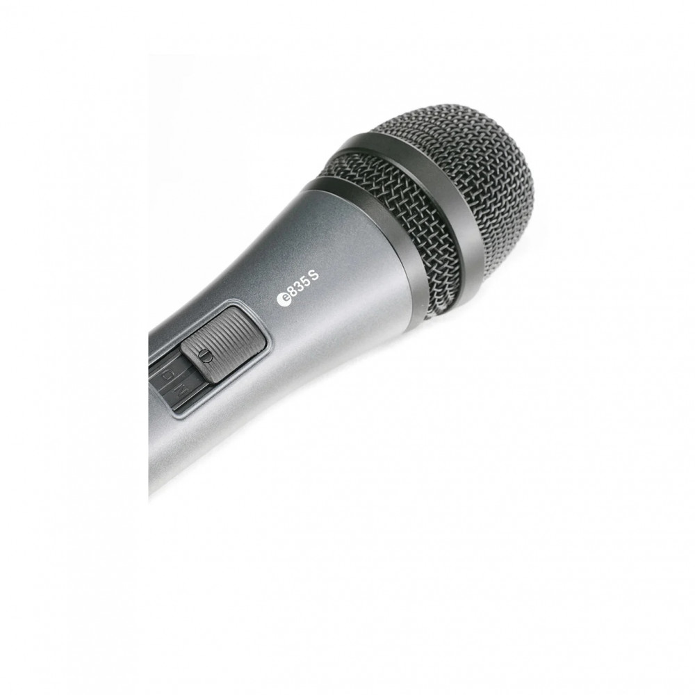 Sennheiser e 835-S Handheld Cardioid Dynamic Vocal Microphone, With On/Off Switch 3-Pack