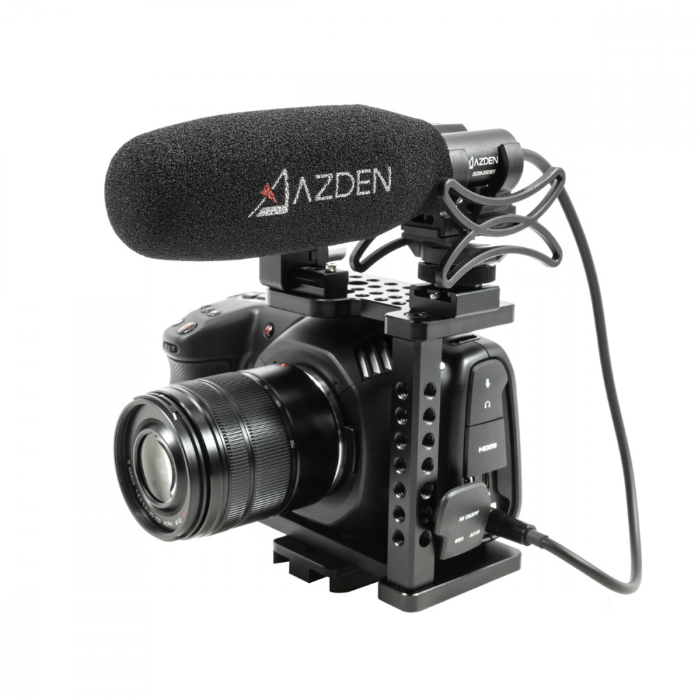 Azden SGM-250MX Compact Shotgun Microphone with Mini XLR Output