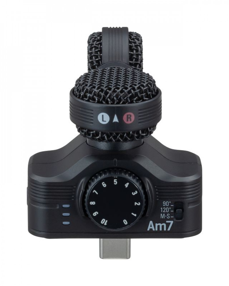Zoom Am7 Mid-Side Stereo Microphone for Android Devices with USB-C Connector