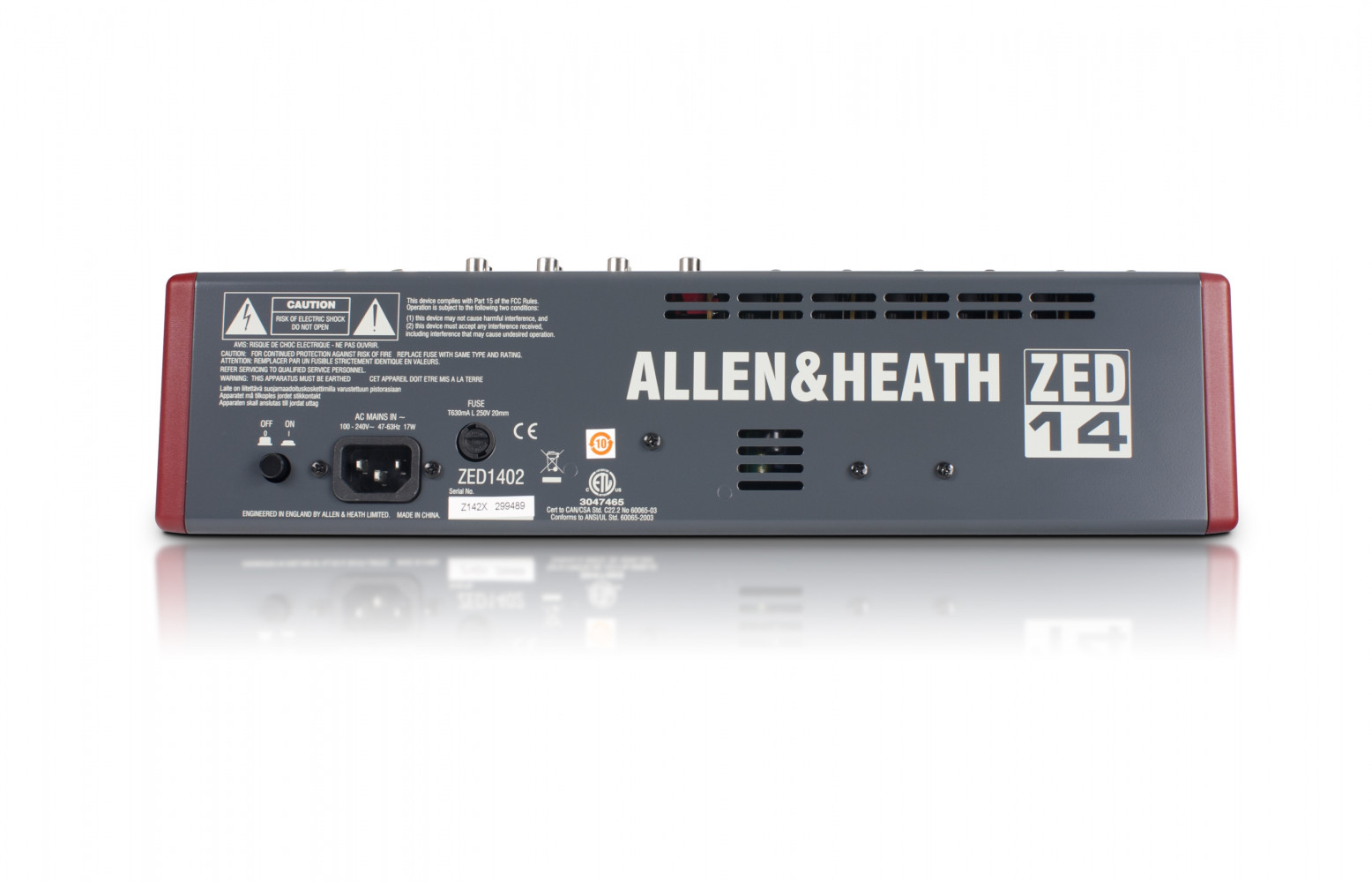 Allen & Heath ZED-14 14-Channel Analog USB Mixer
