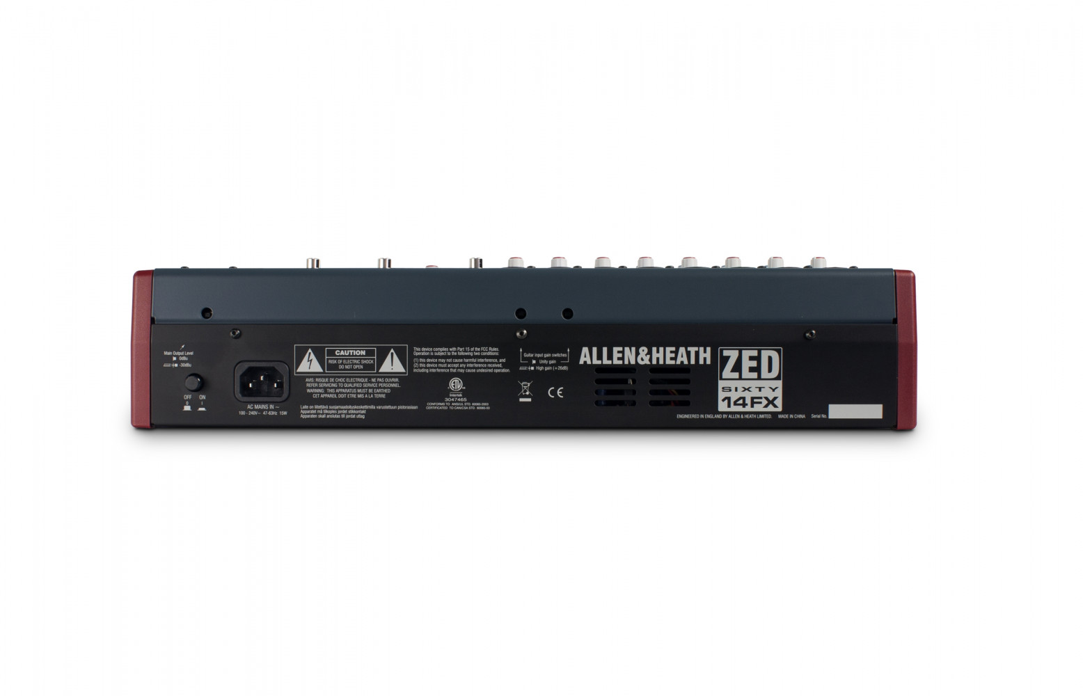 Allen & Heath ZED60-14FX 14-Channel USB Mixer with Effects