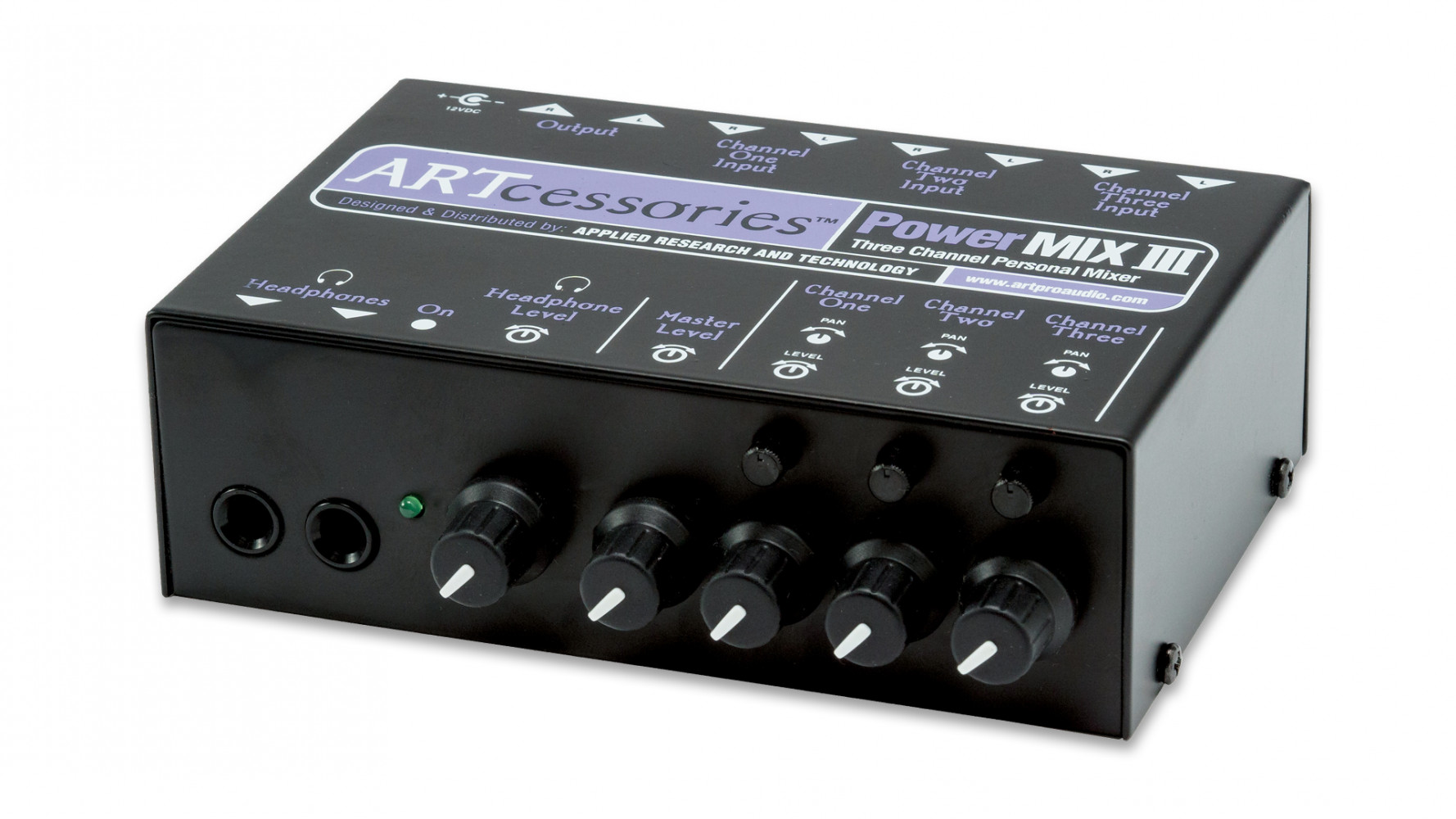 ART PowerMIX III 3-Channel Stereo Line Mixer