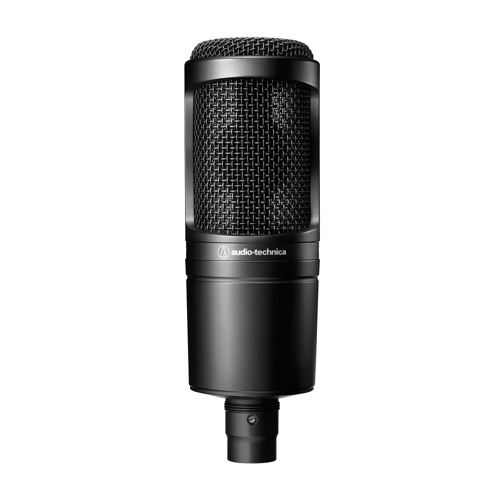Audio-Technica AT2020PK Includes Cardioid Condenser Microphone and Headphones for Podcasting/Streaming