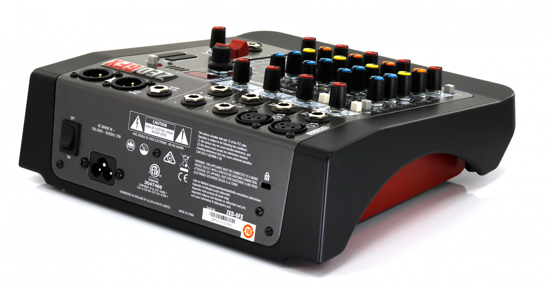 Allen & Heath ZED-6FX Compact Analog Mixer with Effects