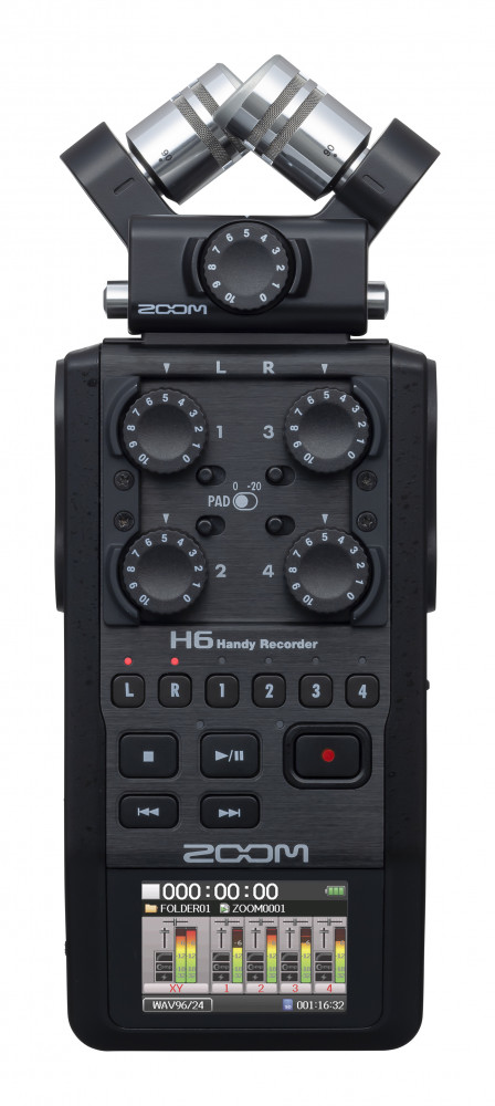 Zoom H6 All Black Handy Recorder