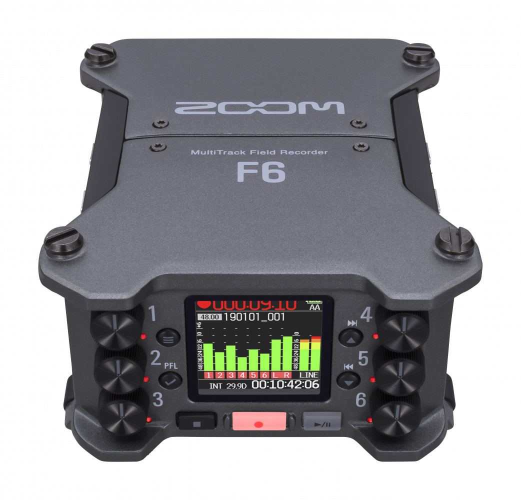 Zoom F6 6-Input Multitrack Field Recorder